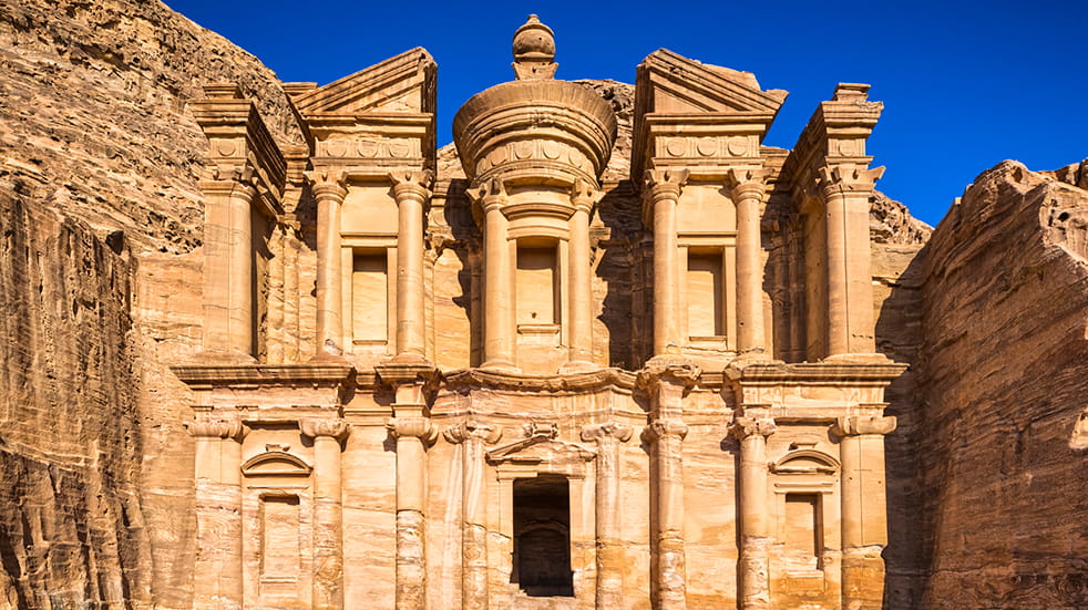    Voyages Jules Verne Travel Petra Monastery Jordan 